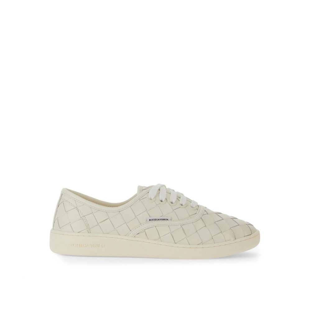 Bottega Veneta White Calfskin Sneakers