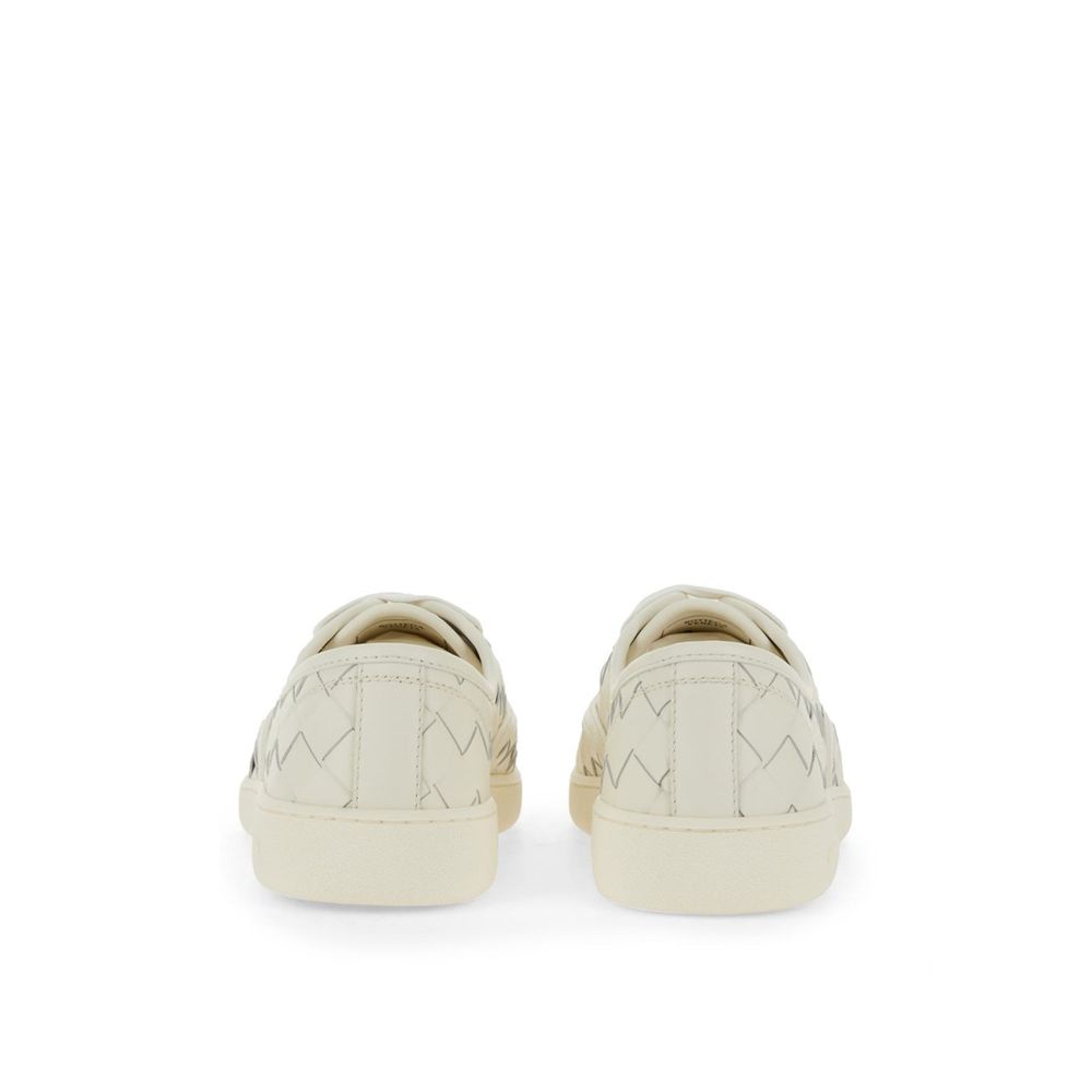 Bottega Veneta White Calfskin Sneakers