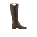 Valentino Garavani Brown Calfskin Flat Boots