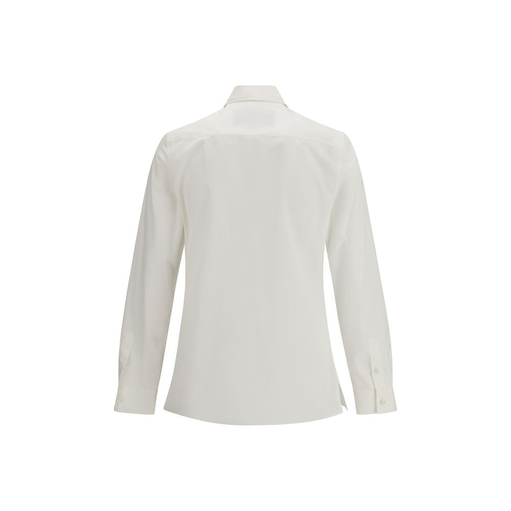 Valentino Garavani White Cotton Dress Shirt