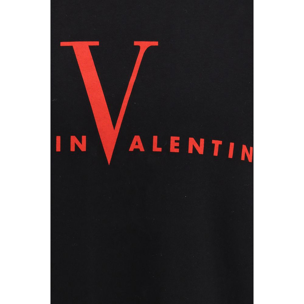 Valentino Garavani Black Cotton T-Shirt