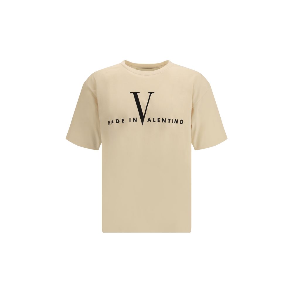 Valentino Garavani Beige Cotton T-Shirt