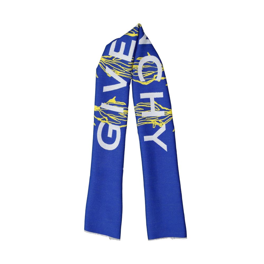 Givenchy Blue Silk Foulard