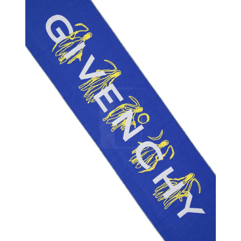 Givenchy Blue Silk Foulard