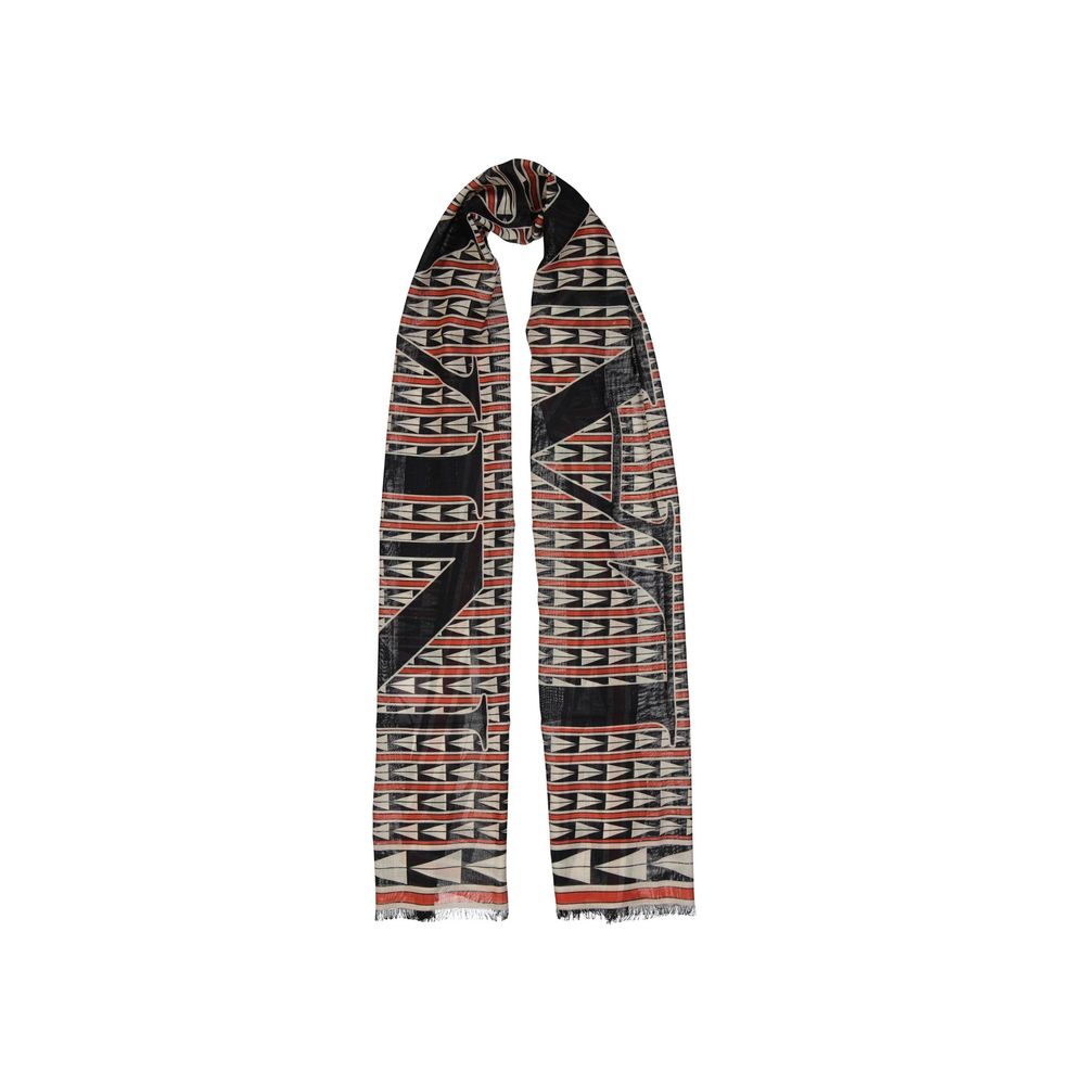 Lanvin Black Wool Foulard