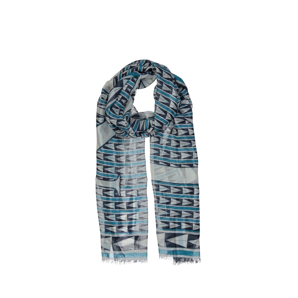 Lanvin Blue Wool Foulard