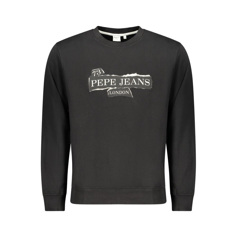 Pepe Jeans Nero Cotton Men's Sweatshirt Pepe Jeans