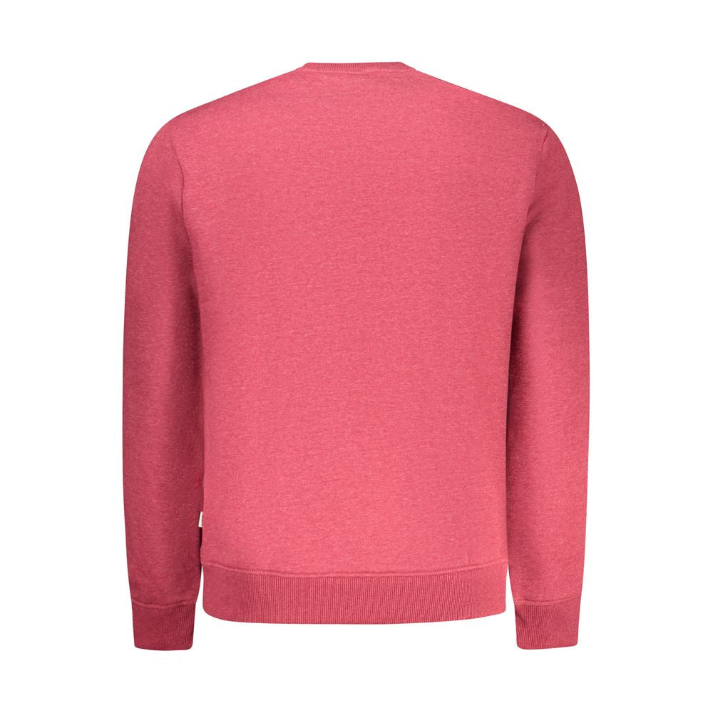 Pepe Jeans Rosso Cotton Men Sweatshirt Pepe Jeans