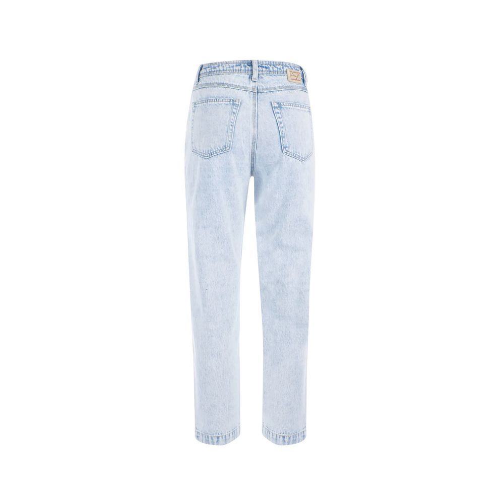 Yes Zee Blue Cotton Boyfriend Jeans