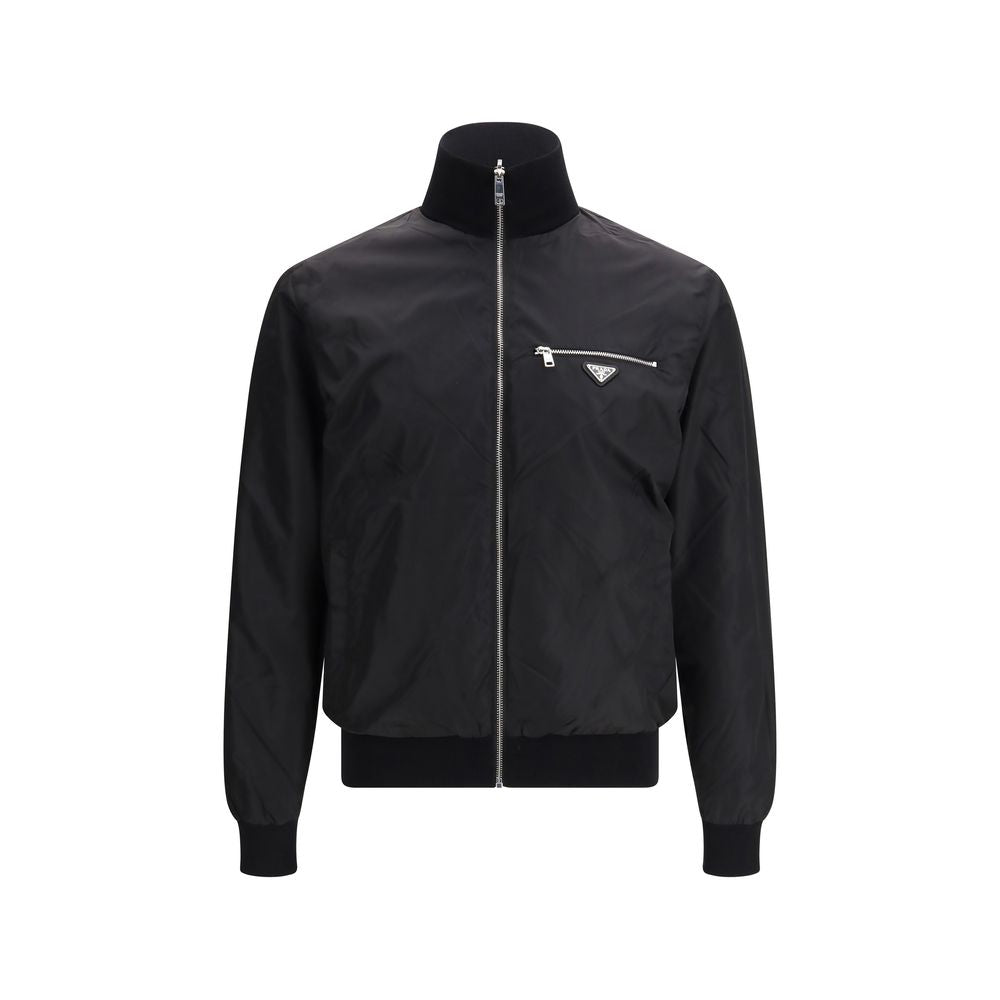 Prada Black Wool Oves Aries Jacket