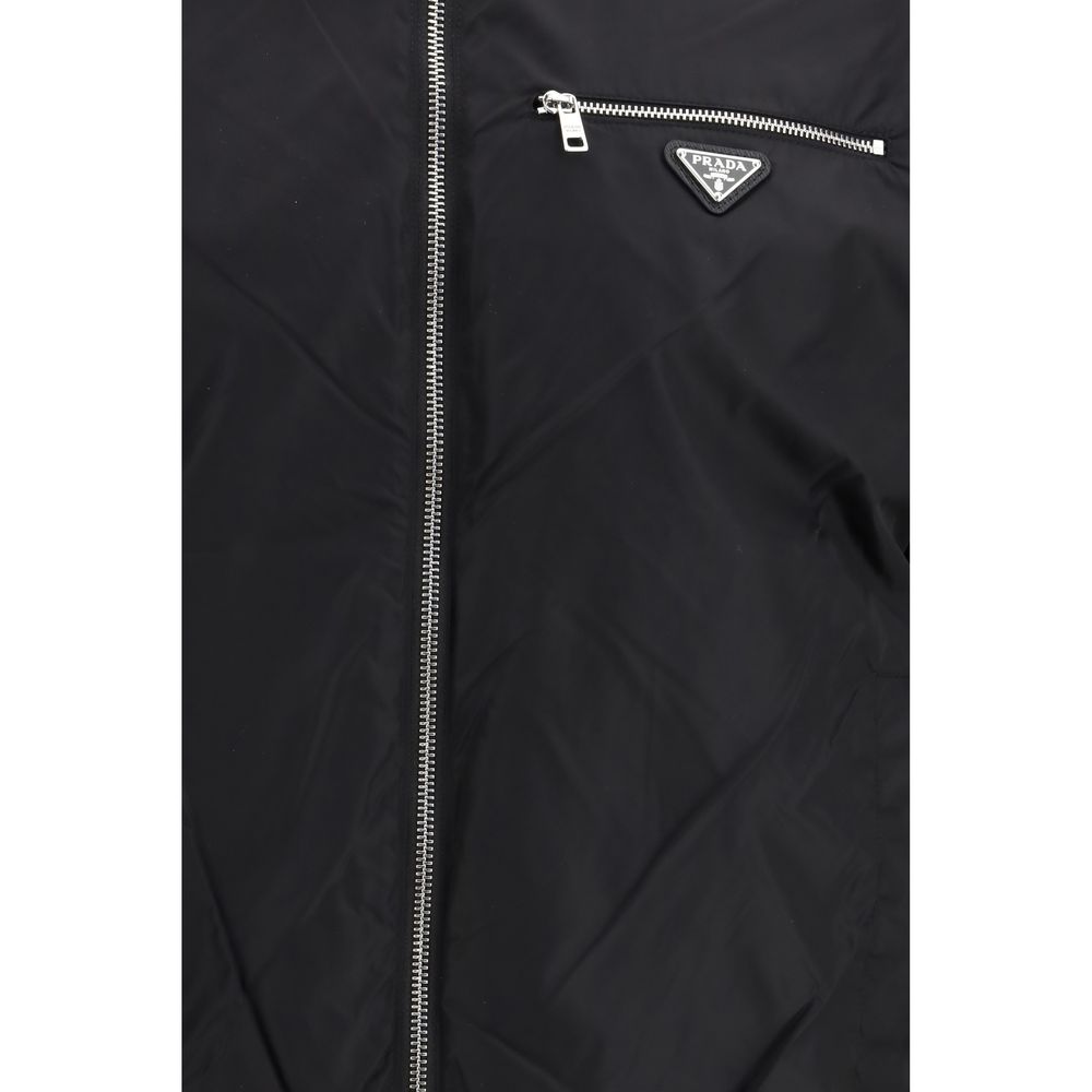 Prada Black Wool Oves Aries Jacket