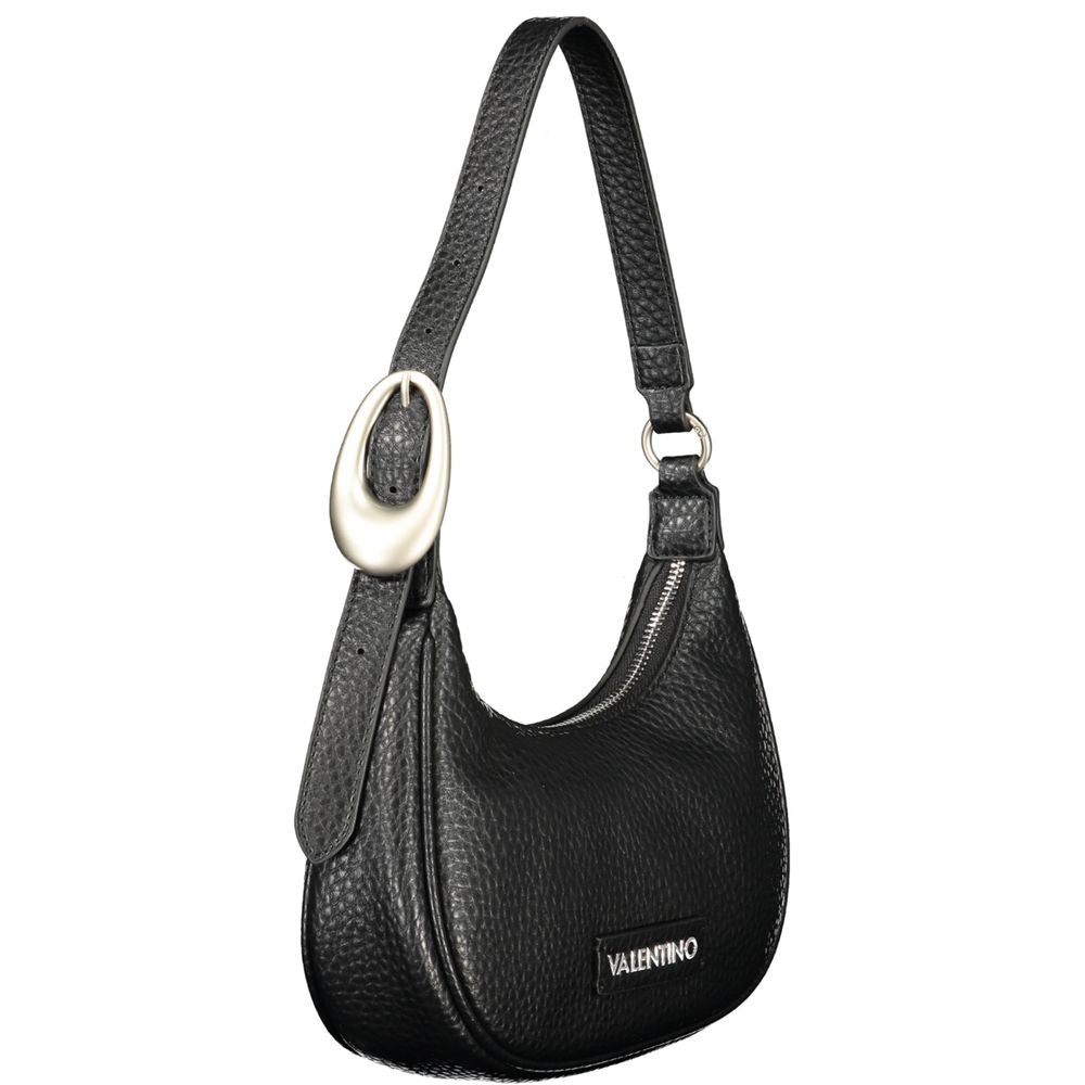 Mario Valentino Black Polyurethane Women's Bag
