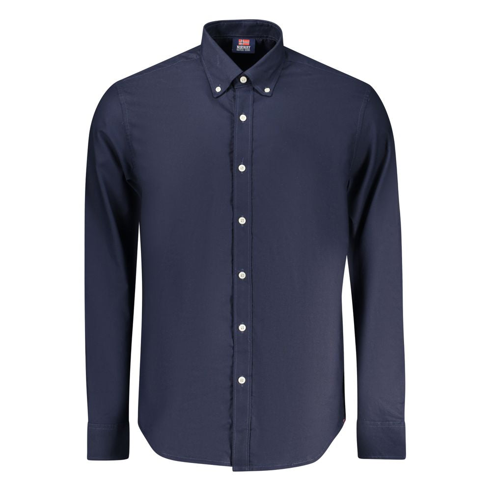 Norway 1963 Blu Cotton Male Shirt Norway 1963