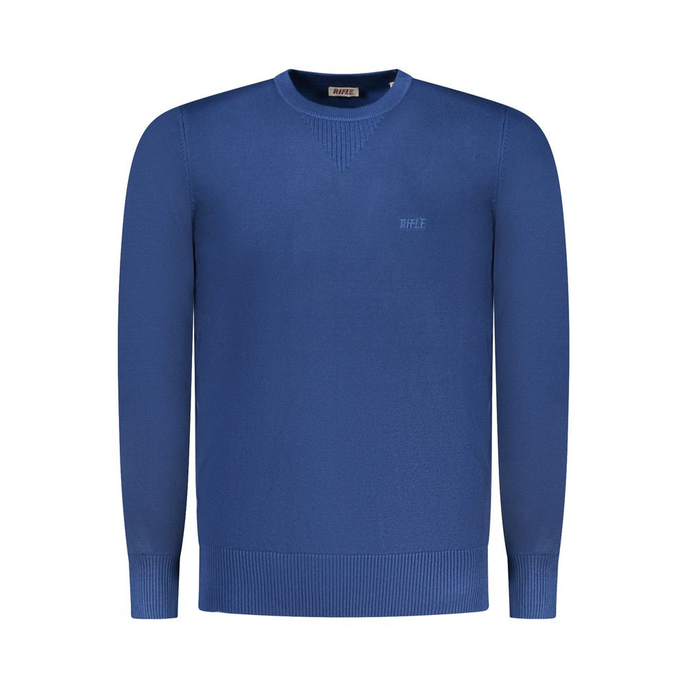 Rifle Blue Viscose Men's Sweater Rifle