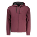 Coveri Moving Red Cotton Men's Hooded Sweatshirt