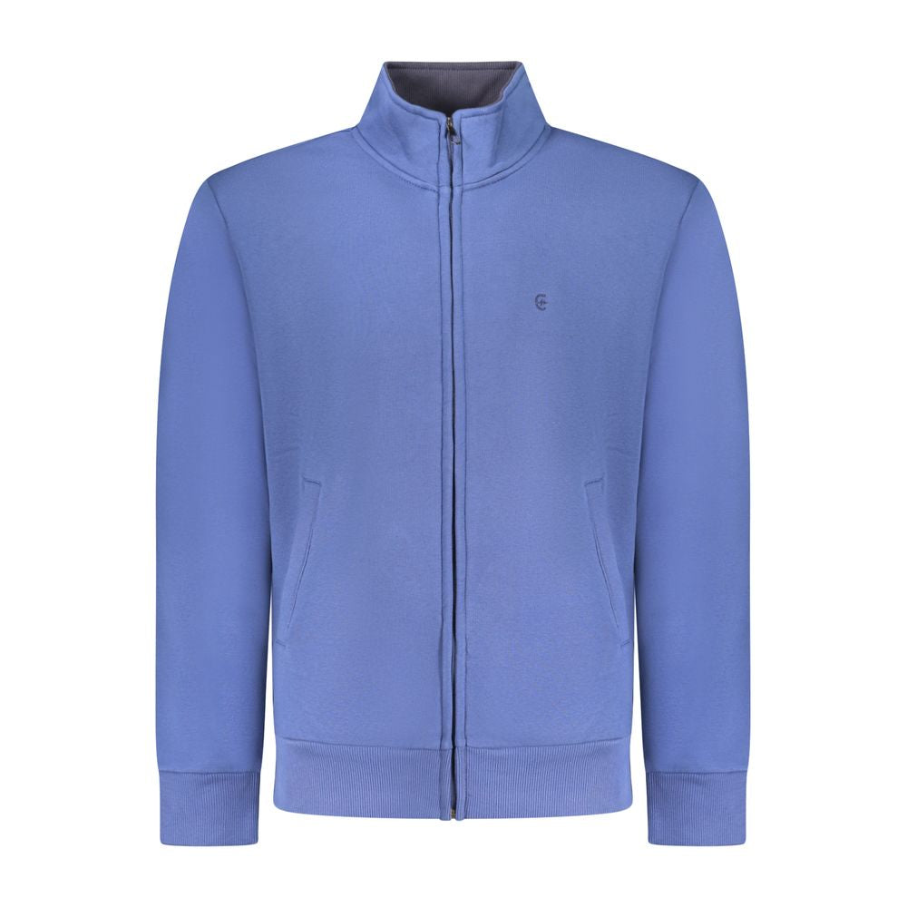 Coveri Moving Blu Cotton Men Sweatshirt Coveri Moving