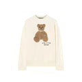 Palm Angels White Cotton Sweatshirt
