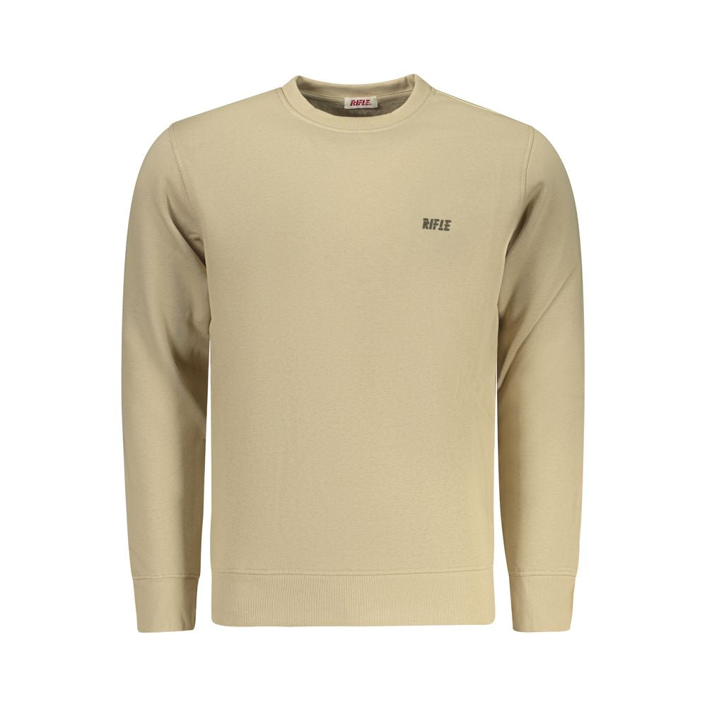 Rifle Beige Cotton Men Sweatshirt Rifle