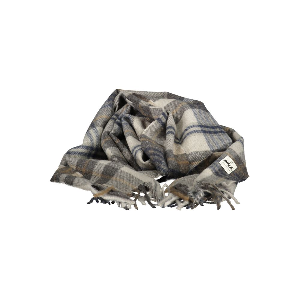 Rifle Grigio Polyester Men Scarf Rifle