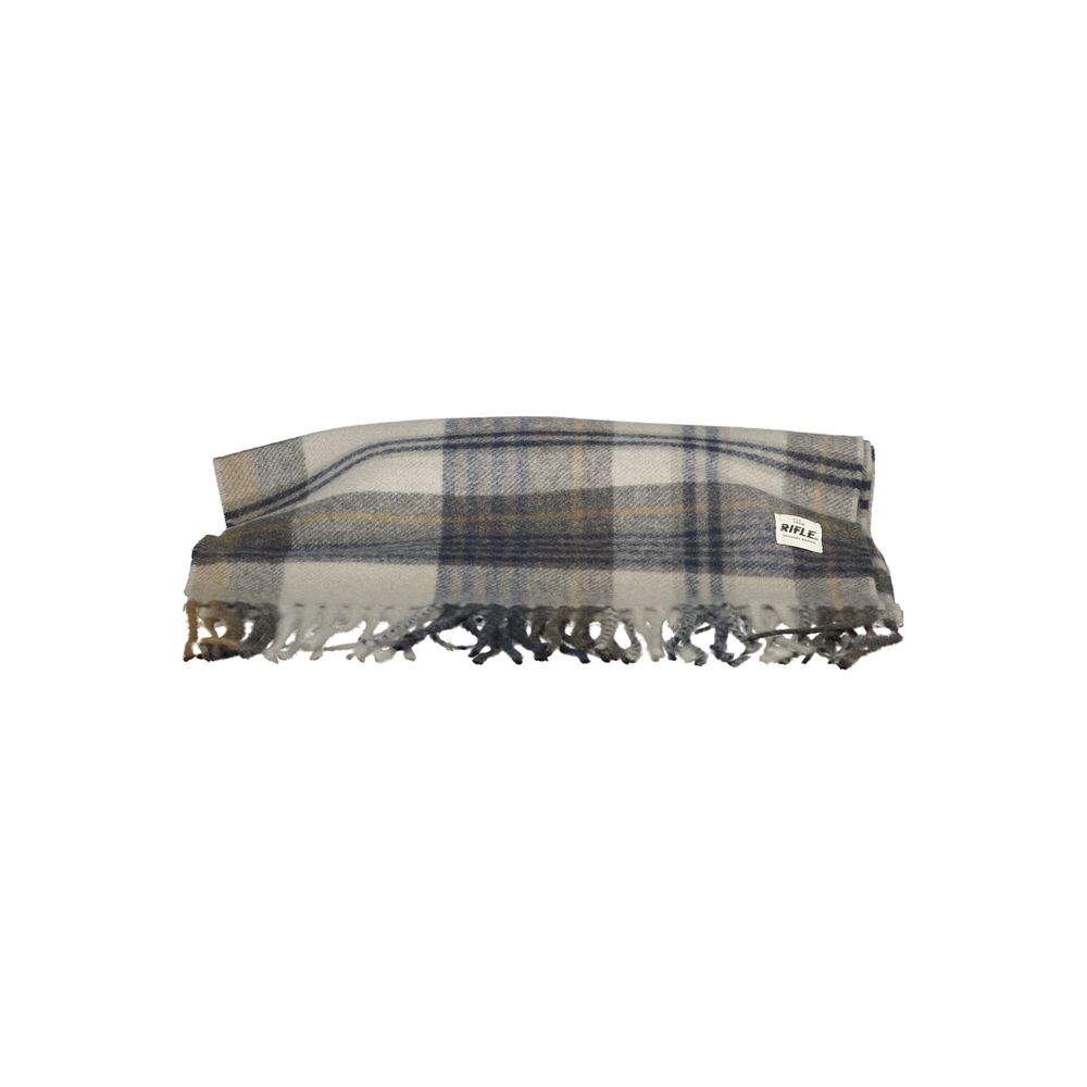 Rifle Grigio Polyester Men Scarf Rifle