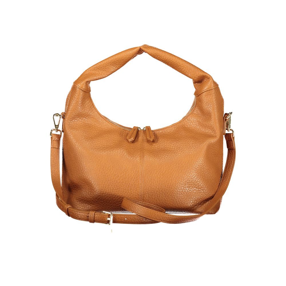 Mario Valentino Brown Polyurethane Women's Bag