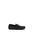 Gucci Black Calf Leather Bos Taurus Slip-On Loafers Gucci