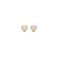 Self-Portrait Gold Brass Earrings