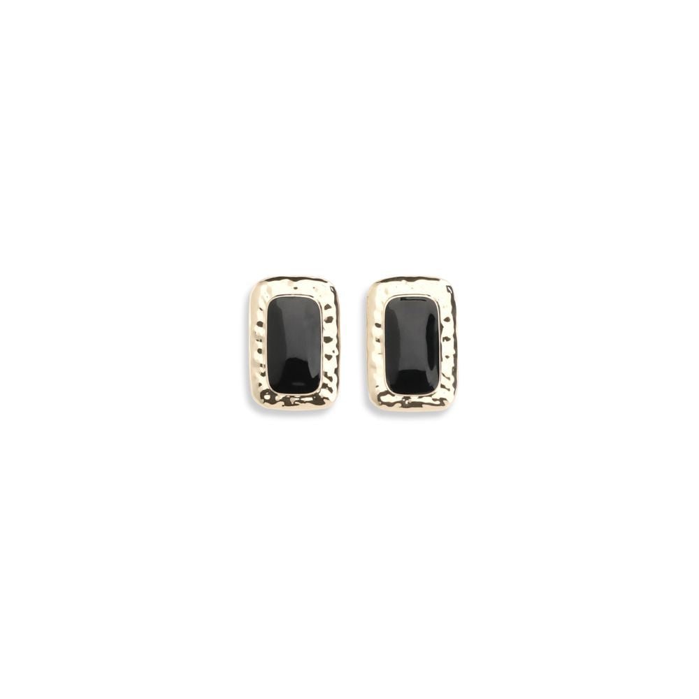 Self-Portrait Gold Brass Earrings