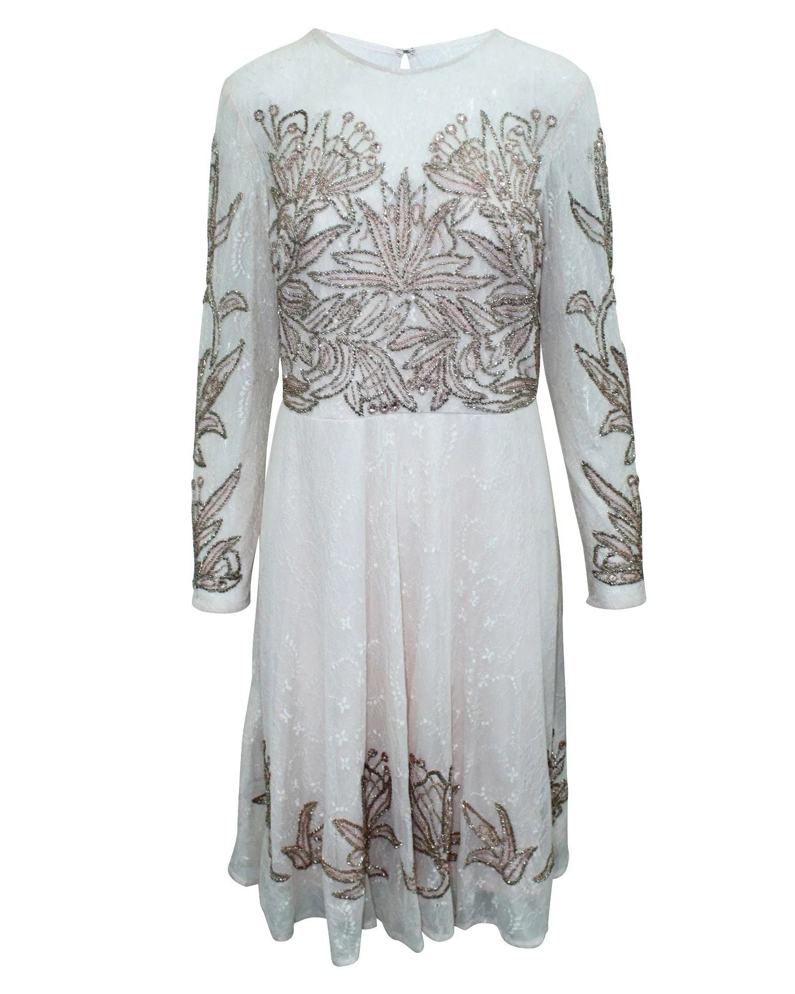 Aidan Mattox Multicolor Silk Cocktail Dress