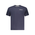 North Sails Blue Cotton Men T-Shirt