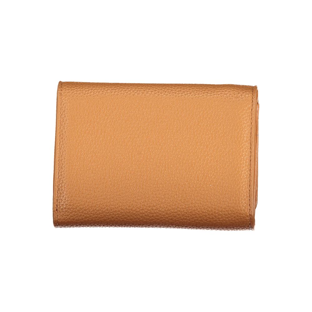 Mario Valentino Brown Polyurethane Women's Wallet