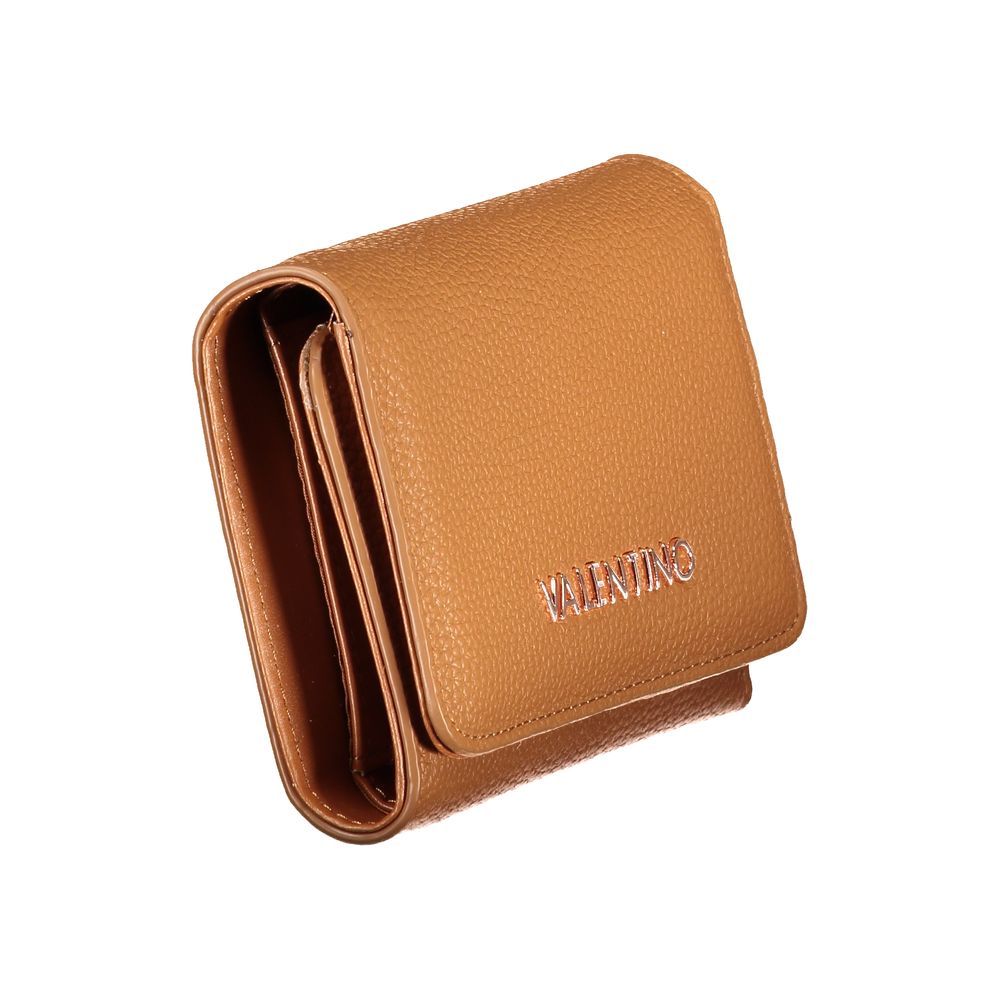 Mario Valentino Brown Polyurethane Women's Wallet