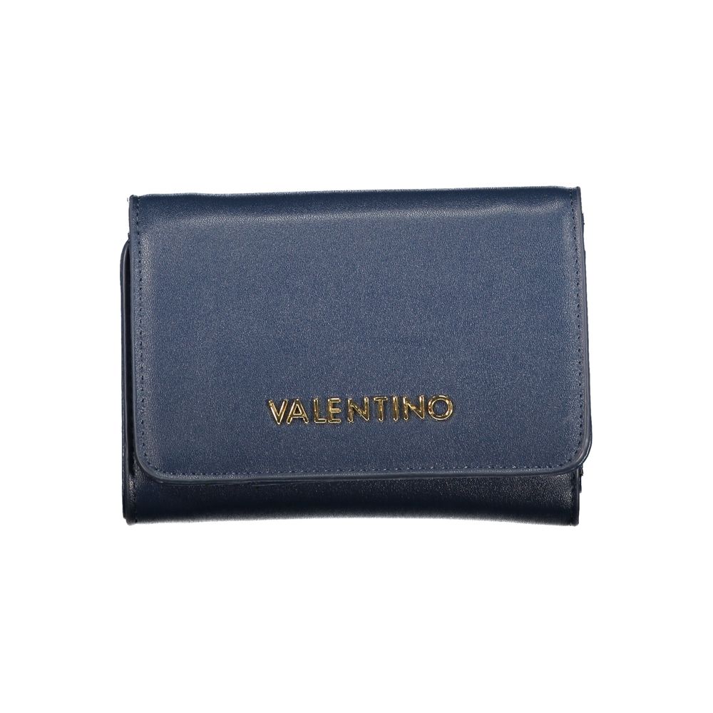 Mario Valentino Blue Polyurethane Women's Wallet