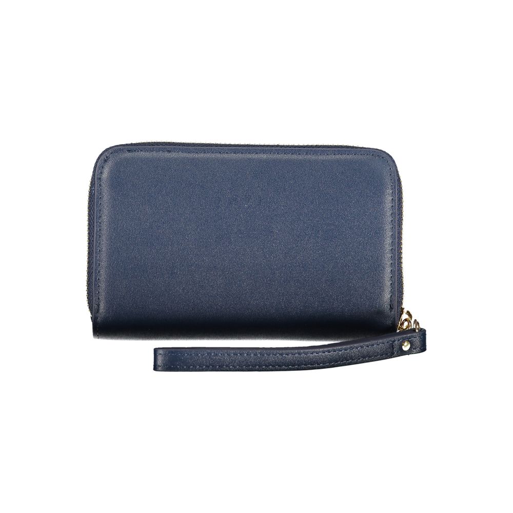 Mario Valentino Blue Polyurethane Women Wallet