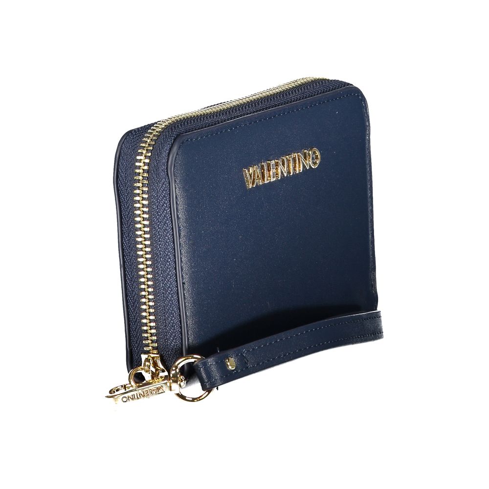 Mario Valentino Blue Polyurethane Women Wallet