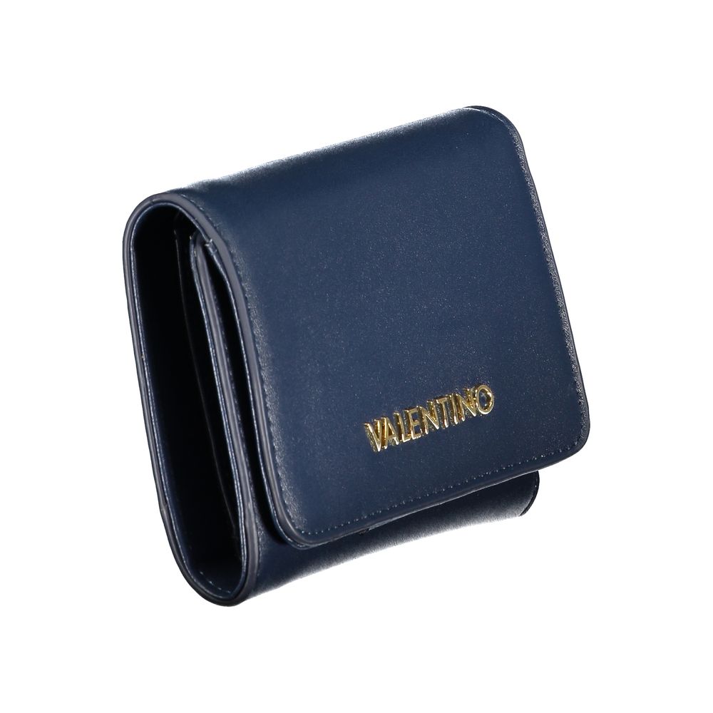 Mario Valentino Blue Polyurethane Women's Wallet