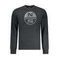 North Sails Black Cotton Men Sweatshirt