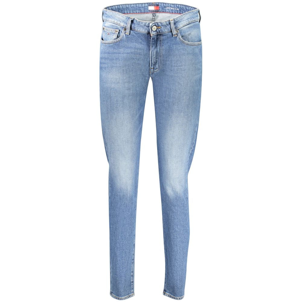Tommy Hilfiger Blue Cotton Women's Slim Jeans Tommy Hilfiger