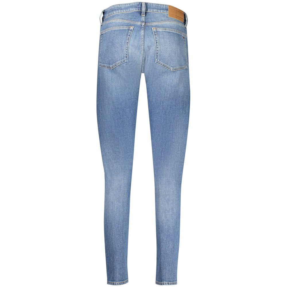 Tommy Hilfiger Blue Cotton Women's Slim Jeans Tommy Hilfiger
