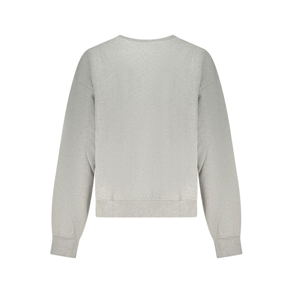 Calvin Klein Grigio Cotton Women Sweatshirt Calvin Klein
