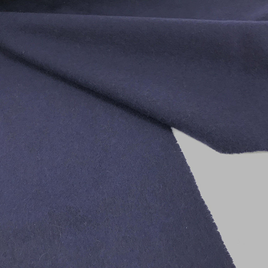Johnstons of elgin Navy Blue Soft Wool Scarf
