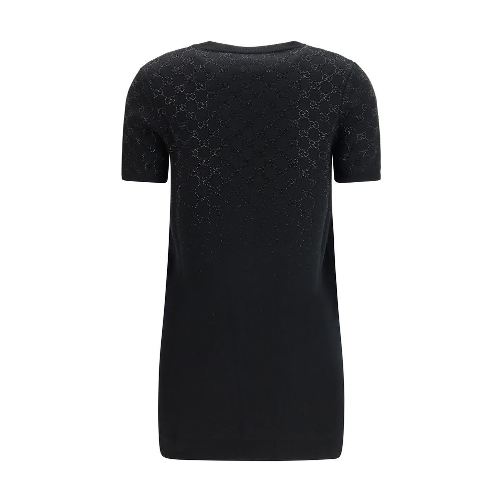 Gucci Black Wool Oves Aries Casual Dress Gucci