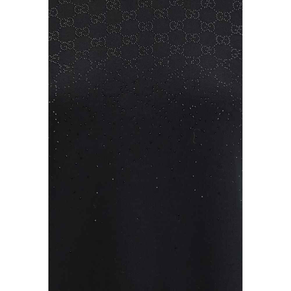 Gucci Black Wool Oves Aries Casual Dress Gucci