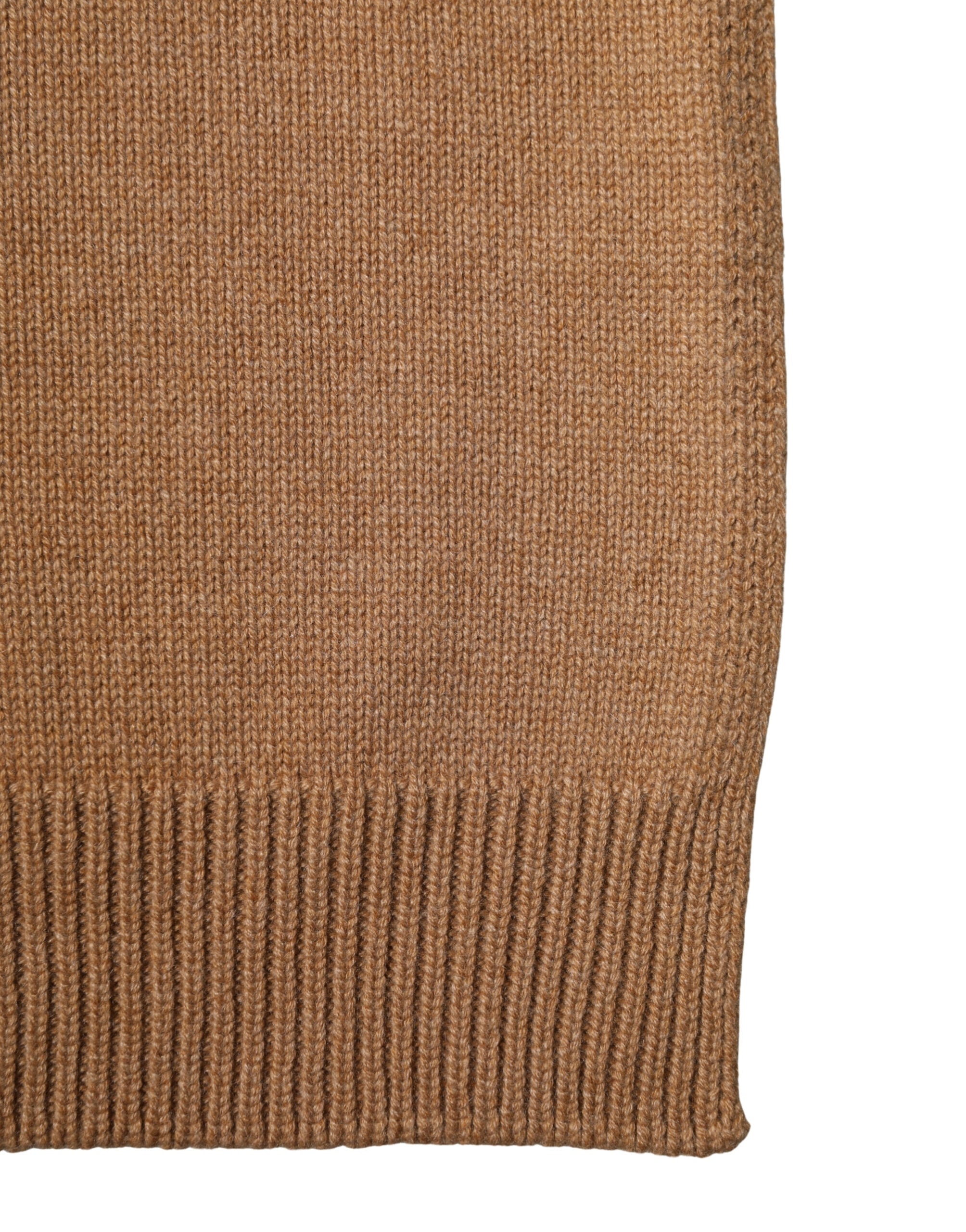 Dolce & Gabbana Brown Cashmere Knitted Foulard 207cm x 29cm Men Scarf