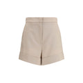 Max Mara Bicolor Wool Bermuda Shorts