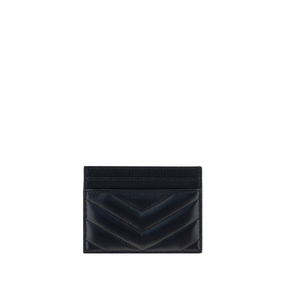 Saint Laurent Black Lamb Ovis Aries Aries Wallet