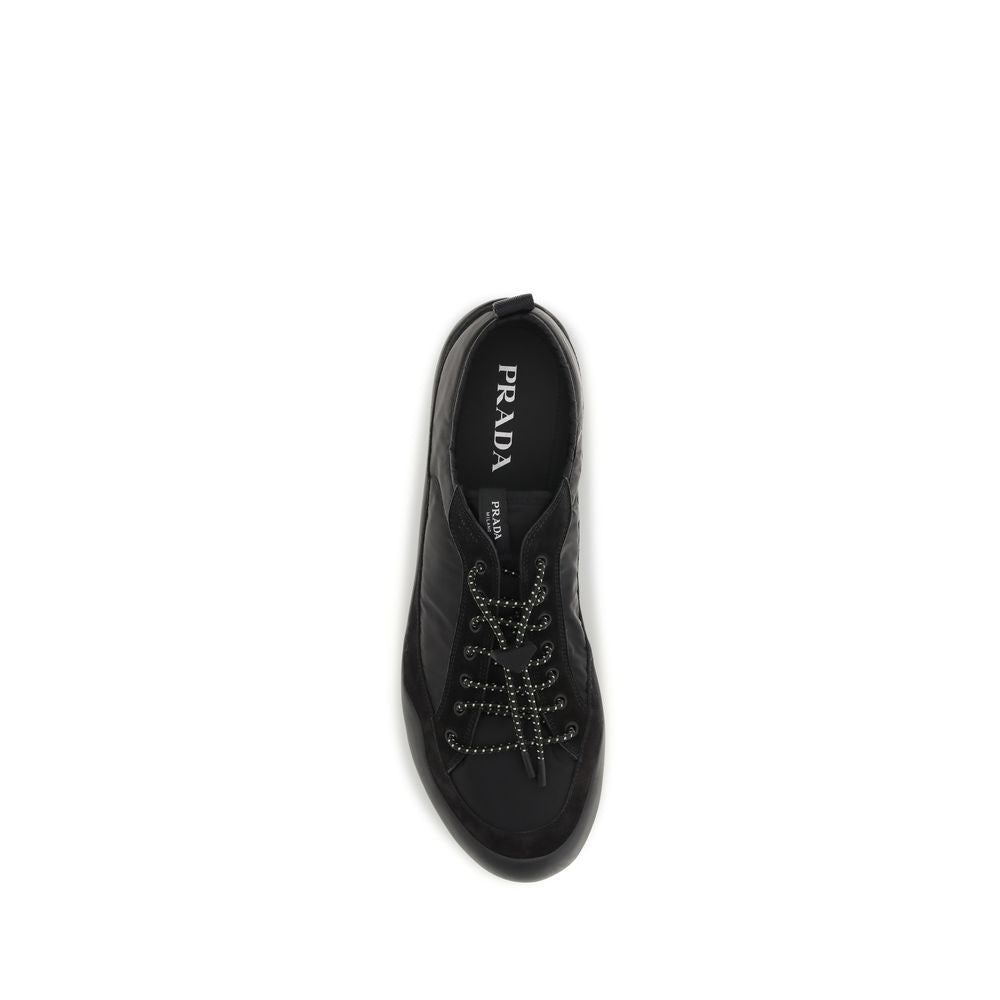 Prada Black Fabric Athletic Sneakers