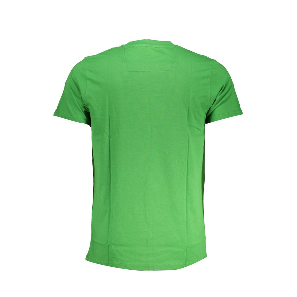 Cavalli Class Verde Cotton Men T-Shirt Cavalli Class