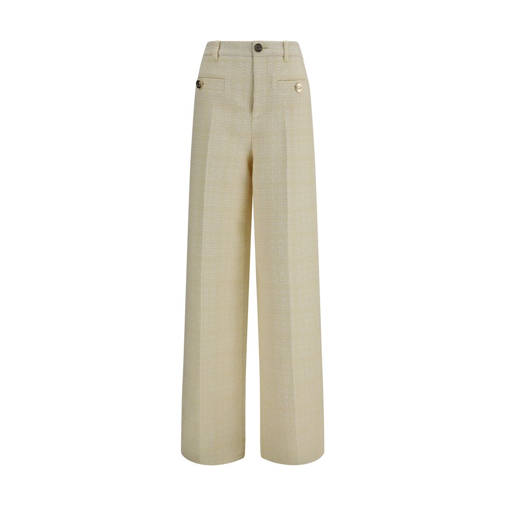 Gucci Beige Cotton Dress Pants