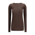 Rick Owens Brown Cotton Sportswear